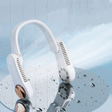 Mini Personal Hanging Neck Fan USB Rechargeable Wearable Portable Neckband Summer Sports Fan Household Silent Fan Radiator