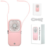 Mini Folding Usb Rechargeable Hanging Neck Fan