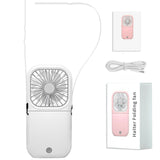Mini Folding Usb Rechargeable Hanging Neck Fan