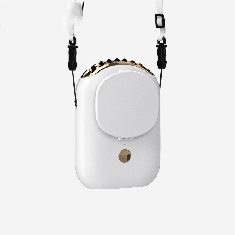 Mini Folding Usb Rechargeable Hanging Neck Fan