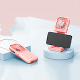 Mini Folding Usb Rechargeable Hanging Neck Fan