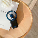 Hanging Neck Black Neutral Mechanical Mini Silent Handheld Portable Fan