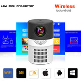 JHT400 Mini Portable Home Projector - Smart Wireless Micro Projector