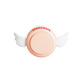 Creative Outdoor Hanging Neck Fan Big Wind Little Angel Mini Fan Portable Silent Fan Gift Customization