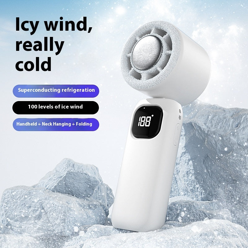 Portable Neck Hanging Plastic Mini Charging Silent Fan