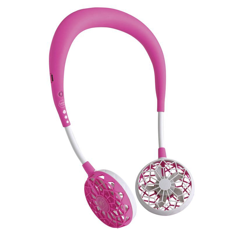 Lazy mini USB portable hanging neck fan