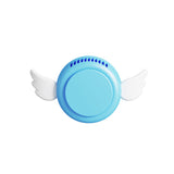 Creative Outdoor Hanging Neck Fan Big Wind Little Angel Mini Fan Portable Silent Fan Gift Customization