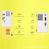 Projection Factory Cross-border Hot Mini-portable Projector Yg300 Small Yellow Machine HD Home Recommend Projector