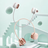 New Cute USB Mini Retro Lazy Neck Fan Creative