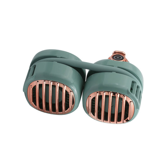 New Cute USB Mini Retro Lazy Neck Fan Creative