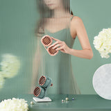New Cute USB Mini Retro Lazy Neck Fan Creative