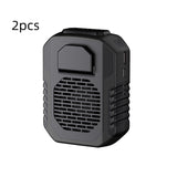 Portable Waist Fan USB Air Conditioning Rechargeable Hanging Neck Mini Fan Outdoor Sports Cooling Waist Clip On Fan
