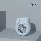 Small Carry-on Waist Hanging Fan, Rechargeable Mini Hanging Neck Fan