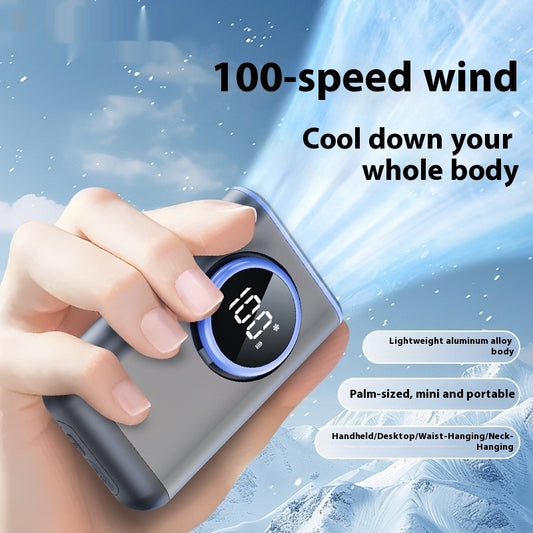 Handheld Clip Waist Hanging Neck Mini Small Fan