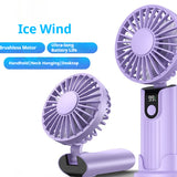 Portable Mini Handheld Fan Hanging Neck Camping USB